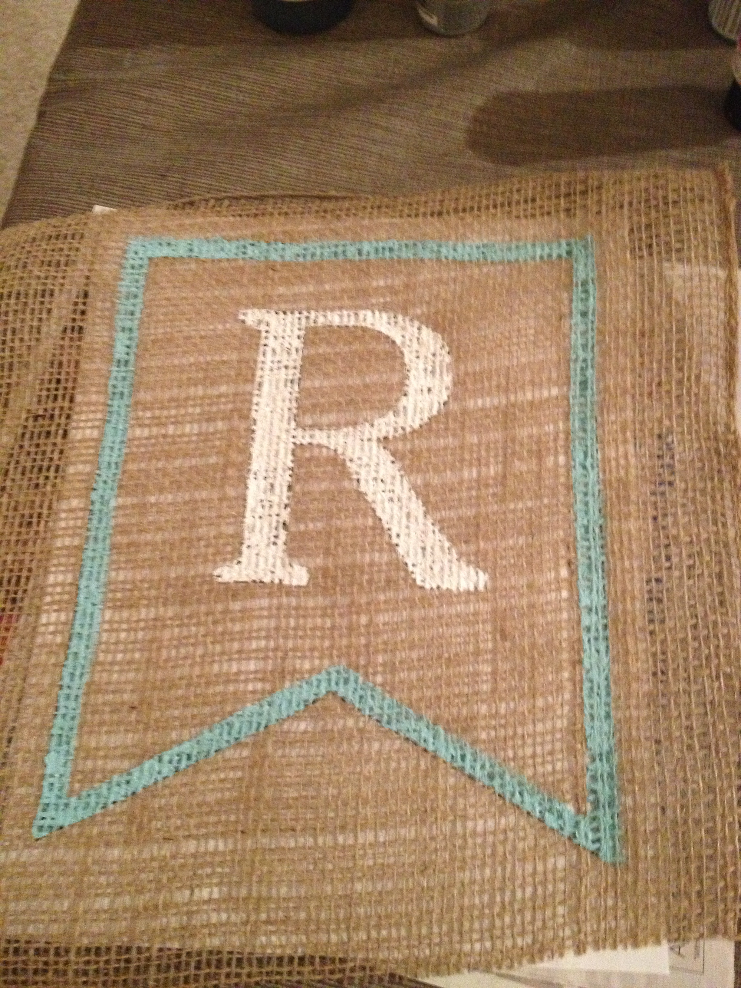 DIY Spring Burlap Banner with Free Banner Template The Hamby Home