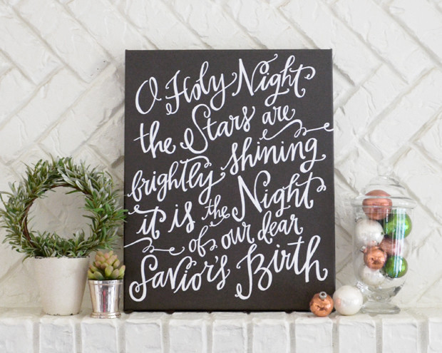 lindsay-letters-canvas-oh-holy-night