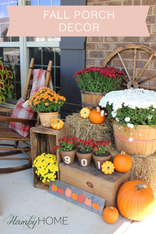 Fall Porch Decor The Hamby Home