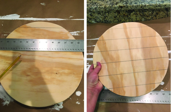 Diy Shiplap Inspired Charger Plates The Hamby Home - Diy Wood Charger Plates